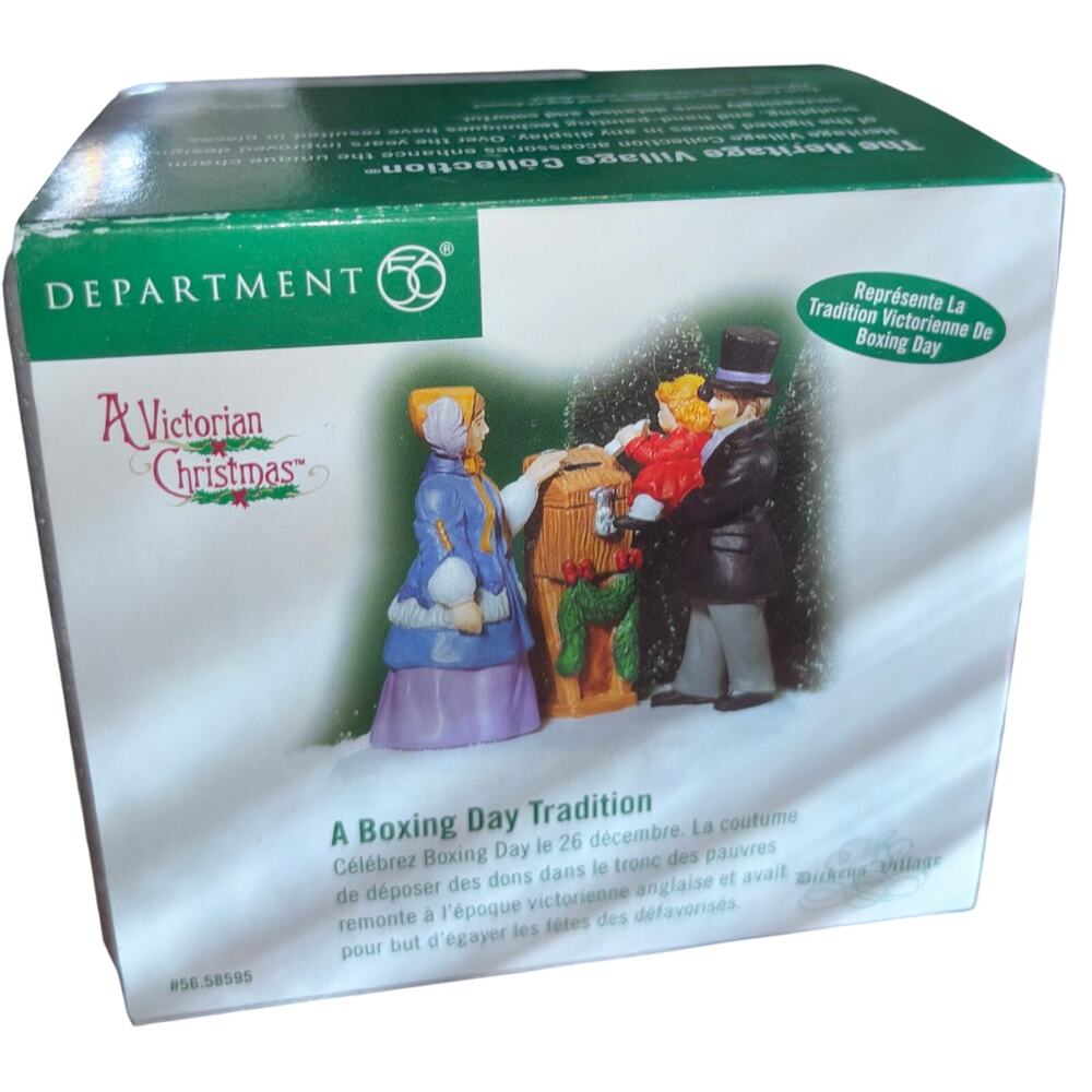 Department 56 A Victorian Christmas “A Boxing Day Tradition” in box